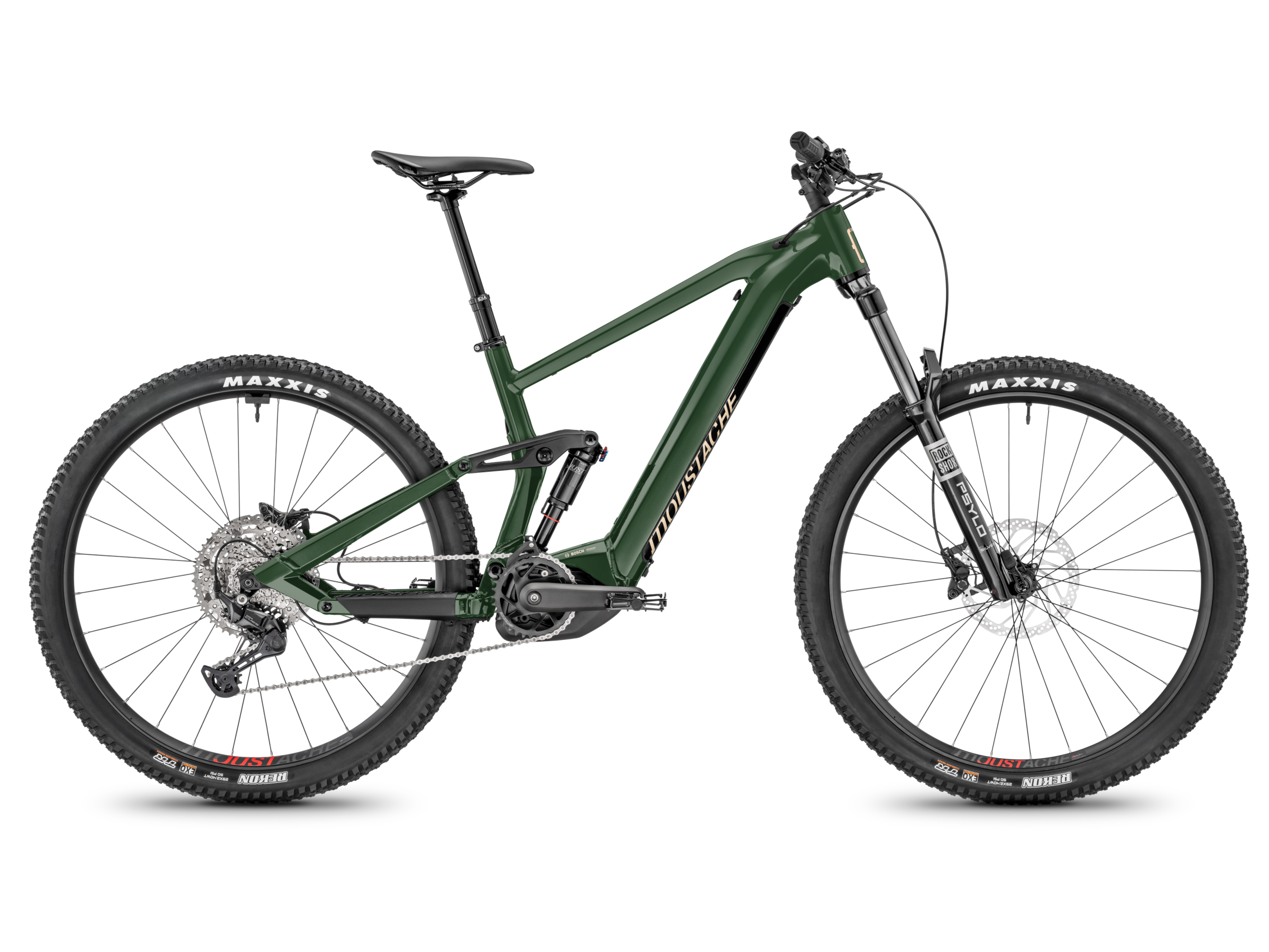 E-Allmountain MTB Moustache Bikes Samedi 29 Trail 150.2 2026 | 750 Wh | 29 Zoll | Diamant | 39 cm / S | fir green glossy (Bild 2)