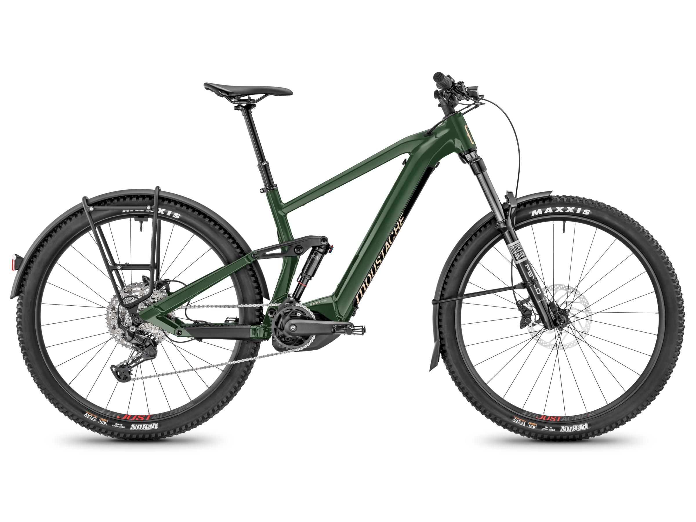 E-Allmountain MTB Moustache Bikes Samedi 29 Trail 150.2 2026 | 750 Wh | 29 Zoll | Diamant | 45 cm / L | fir green glossy (Bild 1)