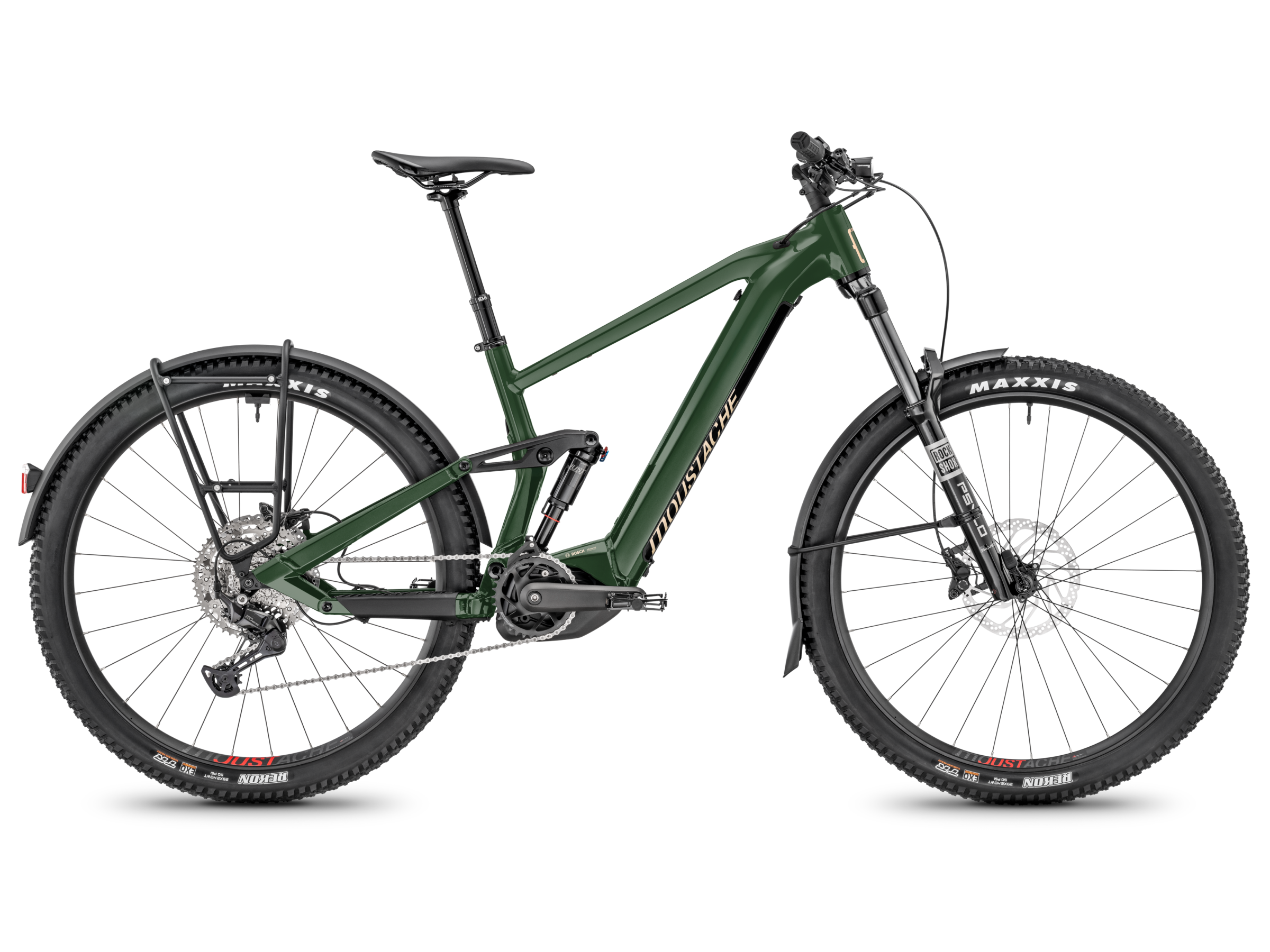 E-Allmountain MTB Moustache Bikes Samedi 29 Trail 150.2 2026 | 750 Wh | 29 Zoll | Diamant | 45 cm / L | fir green glossy (Bild 2)