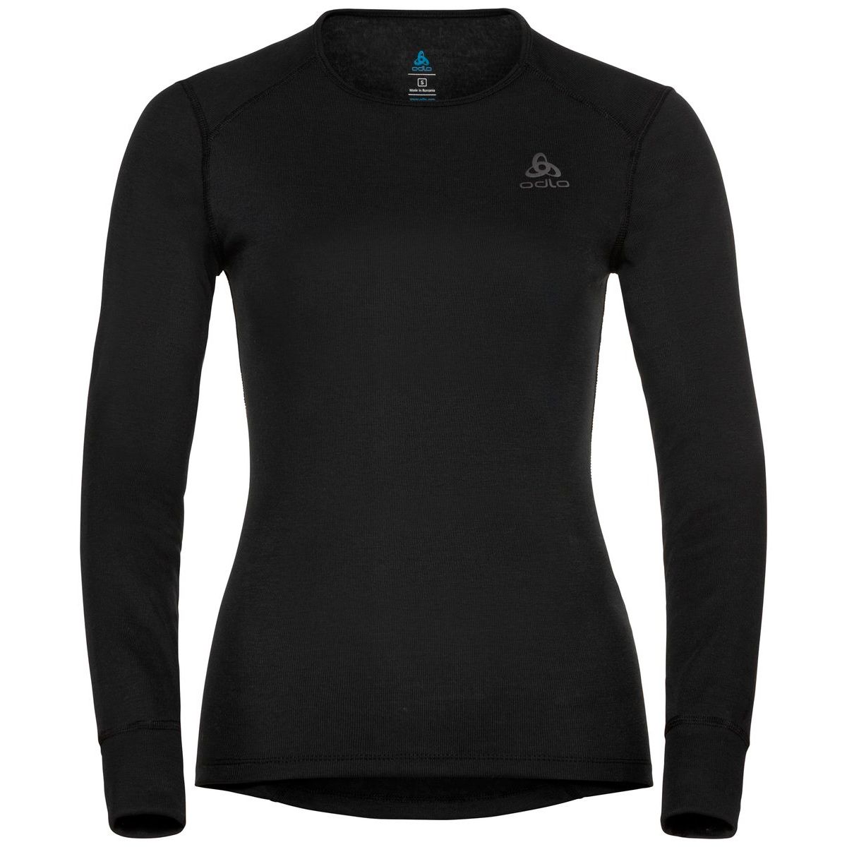 Fahrrad Unterhemd Odlo ACTIVE WARM BL TOP Crew Neck Langarm Unterhemd 2026