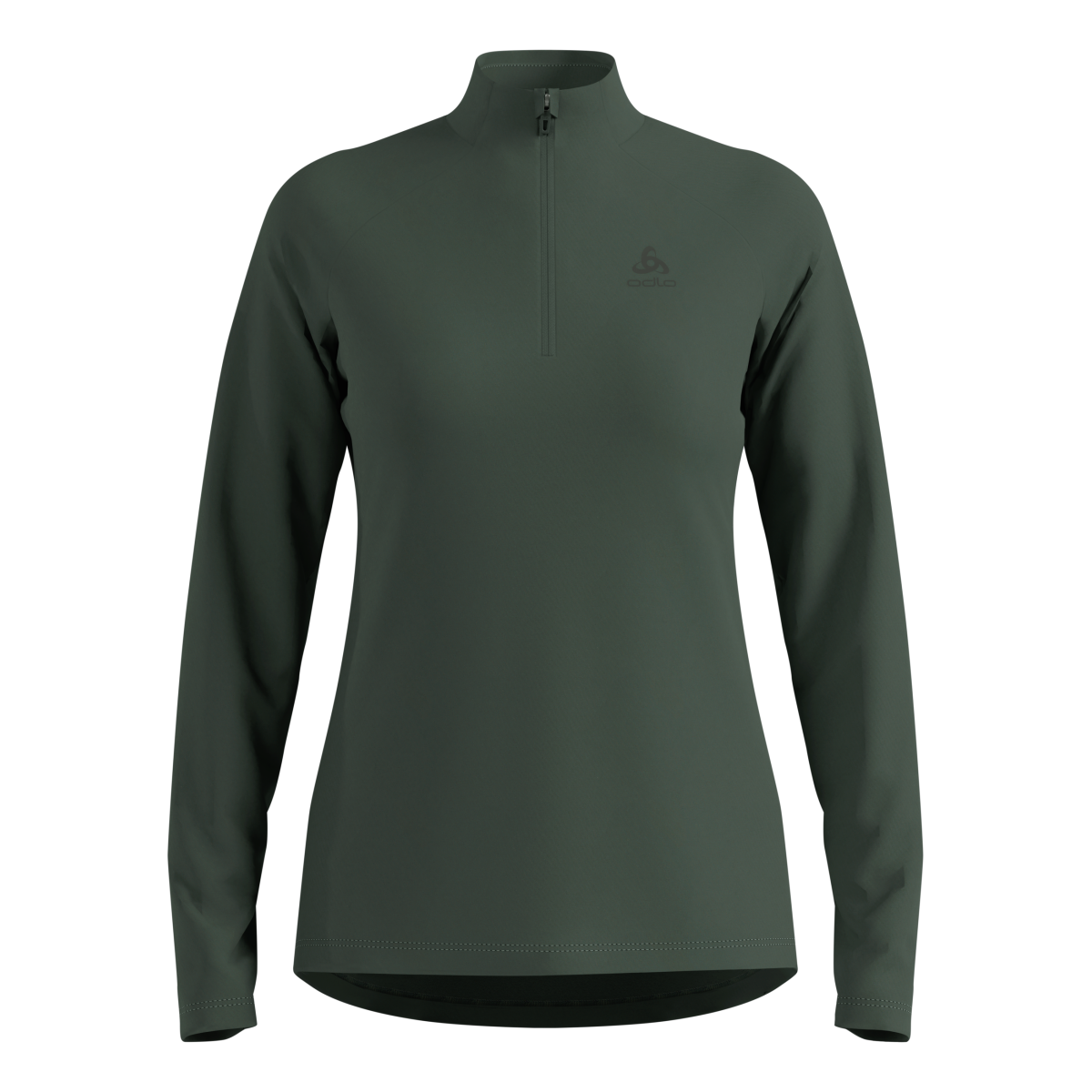 Fahrradtrikots langarm Odlo ESSENTIAL LIGHT Mid Layer 1/2 zip Langarm Bikeshirt 0 (Bild 2)