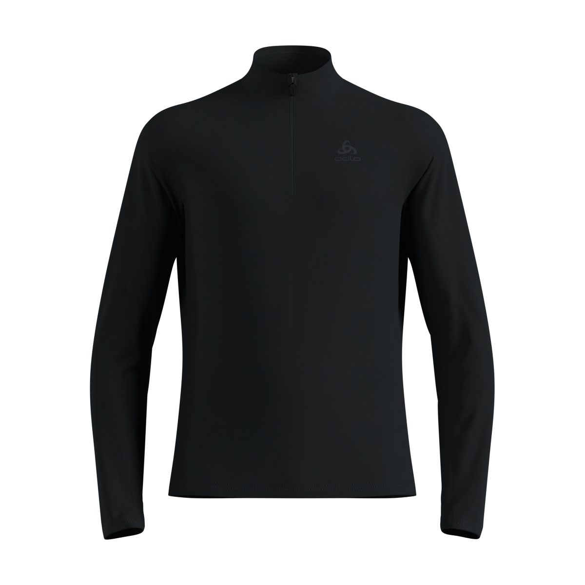 Fahrradtrikots langarm Odlo ESSENTIAL LIGHT Mid Layer 1/2 zip Langarm Bikeshirt 0 (Bild 2)