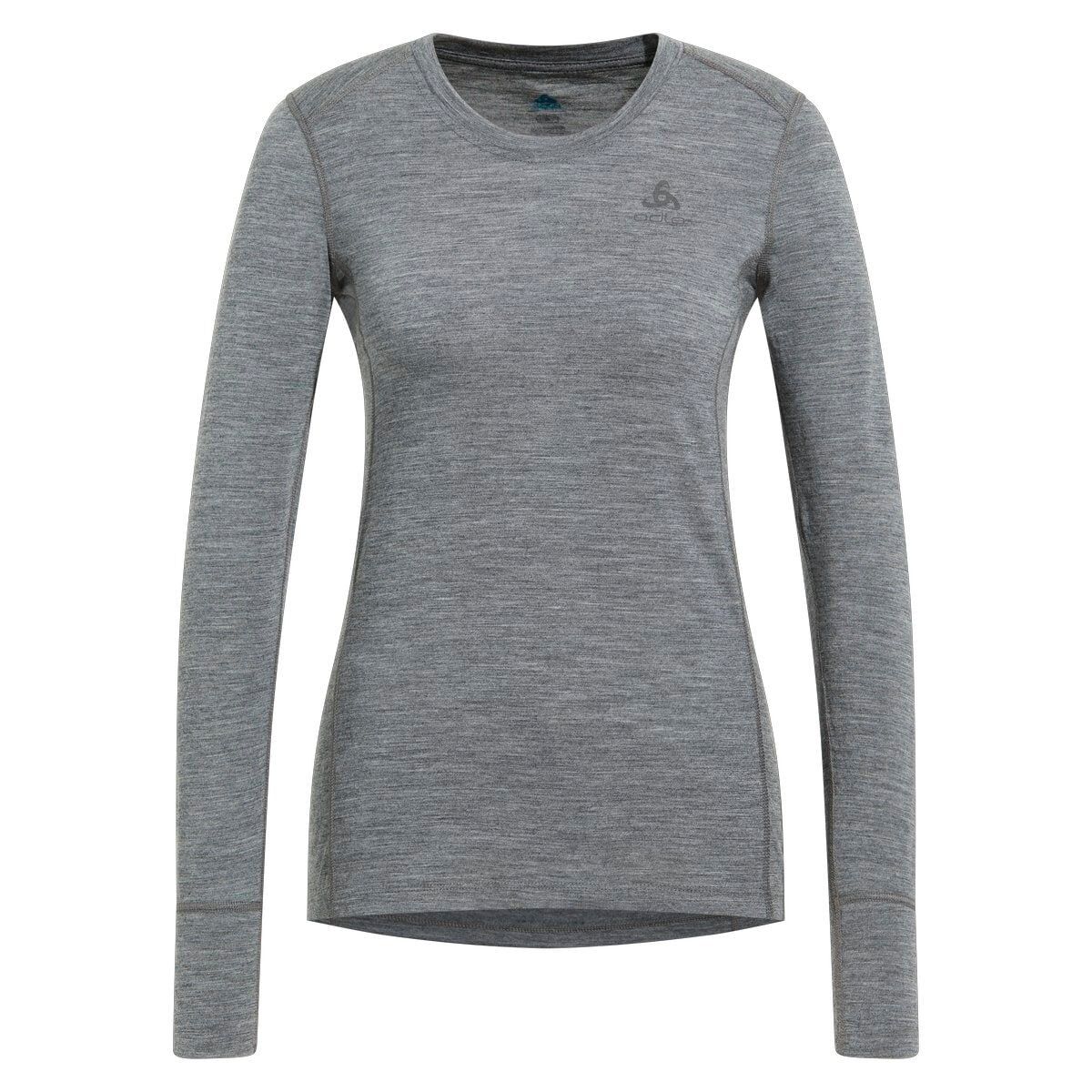 Fahrrad Unterhemd Odlo MERINO 200 BL TOP Crew Neck L/S Langarm Unterhemd 0 (Bild 6)