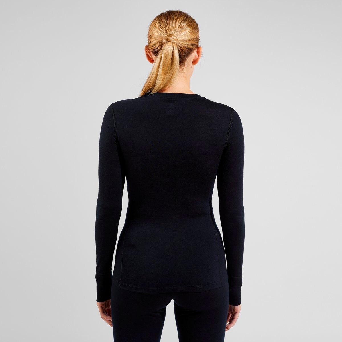 Fahrrad Unterhemd Odlo MERINO 200 BL TOP Crew Neck L/S Langarm Unterhemd 0 (Bild 5)