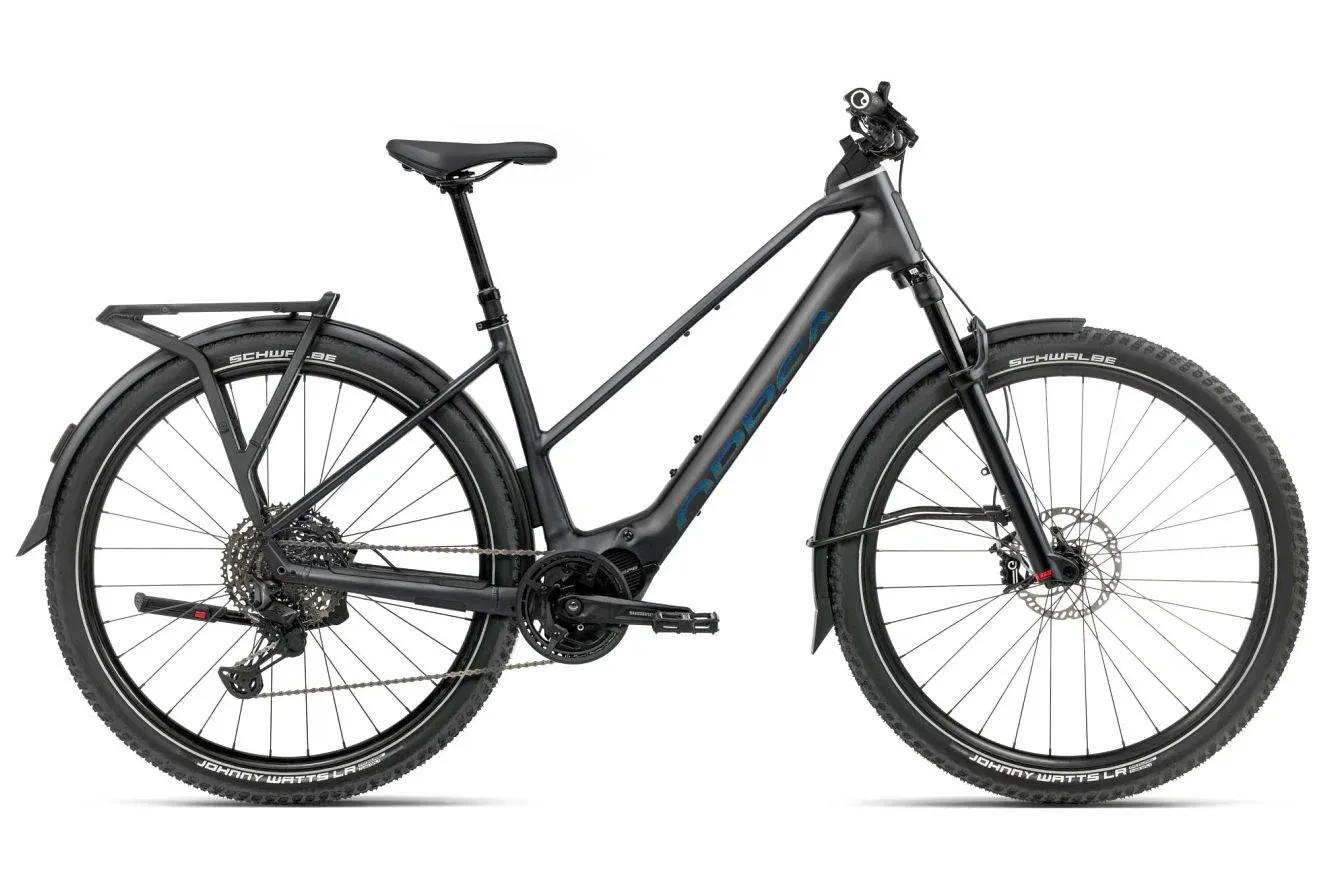 E-Bike Tourenrad Orbea KEMEN ADV 10 MID 2025 | 630 Wh | 28 Zoll | Trapez | M | diamond black (matt-gloss) (Bild 2)