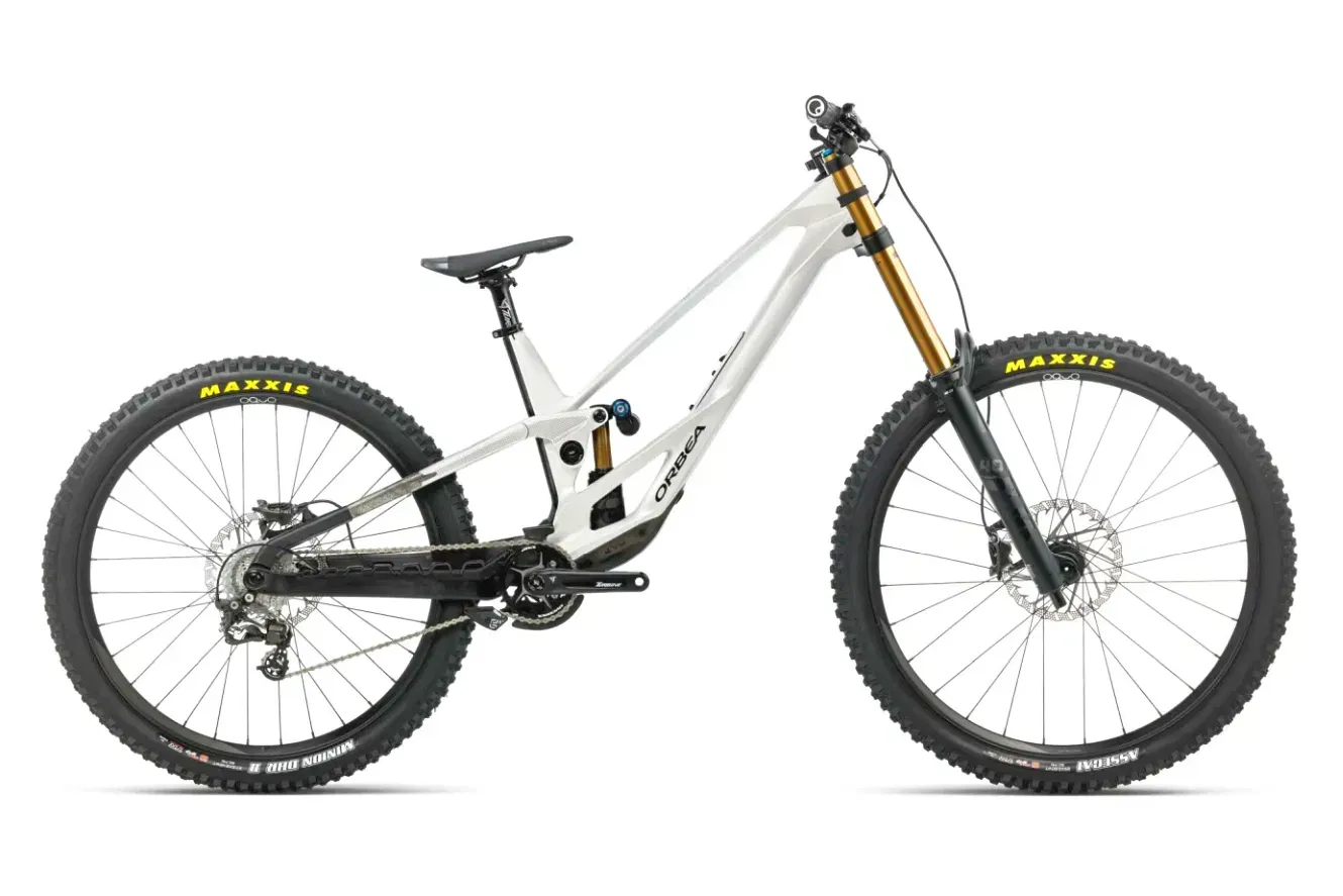 Downhill Bike Orbea RALLON 450 D-LTD 2026 | 29 / 27,5 Zoll | Diamant | M | white chic - diamond black (gloss) (Bild 2)