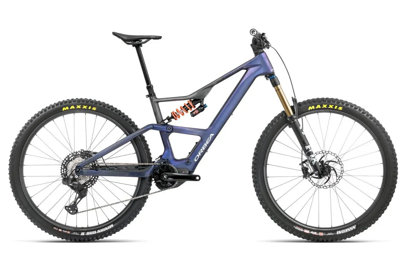Enduro E-Bike Orbea RISE LT M-TEAM 2025 | 630 Wh | 29 Zoll | Diamant | L | tanzanite carbon view - carbon raw (matt) (Bild 1)