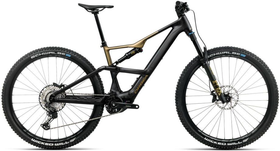 E-Allmountain MTB Orbea Rise SL H10 2026 | 630 Wh | 29 Zoll | Diamant | M | Diamond Black - Splash Olive Green (Matt) (Bild 2)