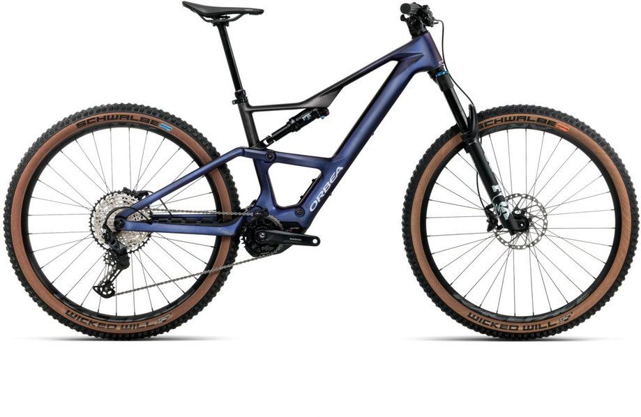 E-Allmountain MTB Orbea Rise SL M20 2026 | 630 Wh | 29 Zoll | Diamant | M | Tanzanite Carbon View - Carbon Raw (Matt) (Bild 2)