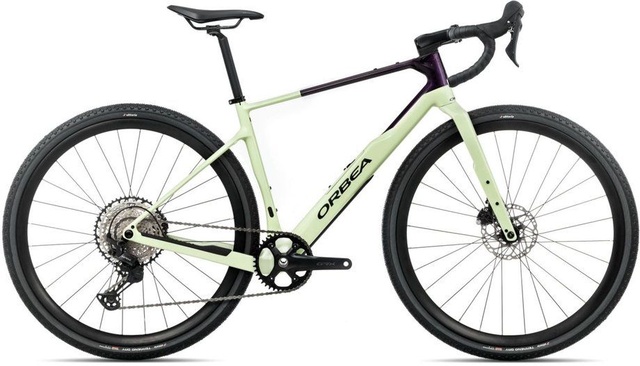 Gravel Bike Orbea Terra M30 Team 1X 2025 | 28 Zoll | Diamant | M | Acid Gum - Fantasy Purple Carbon View (Gloss) (Bild 2)