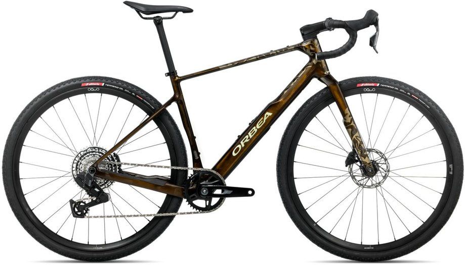 Gravel Bike Orbea Terra M31e Team 1X 2026 | 28 Zoll | Diamant | L | Caramel Carbon View (Gloss) (Bild 3)