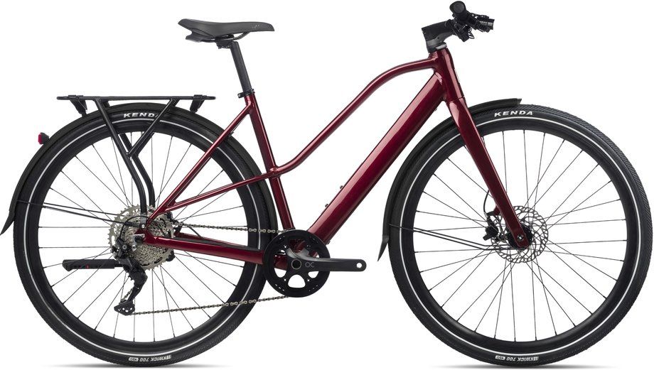 E-Bike Tourenrad Orbea Vibe MID H30 EQ 2023 | 248 Wh | 28 Zoll | Trapez | M - 49 cm | Metallic Dark Red (Bild 2)