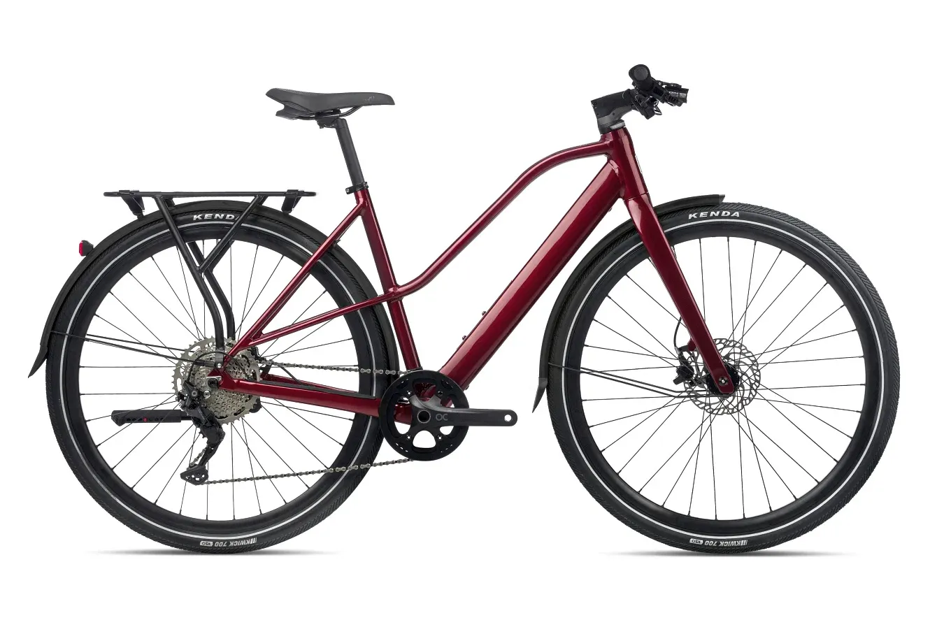 E-Bike Tourenrad Orbea Vibe MID H30 EQ 2023 | 248 Wh | 28 Zoll | Trapez | S - 46 cm | metallic dark red (gloss) (Bild 3)