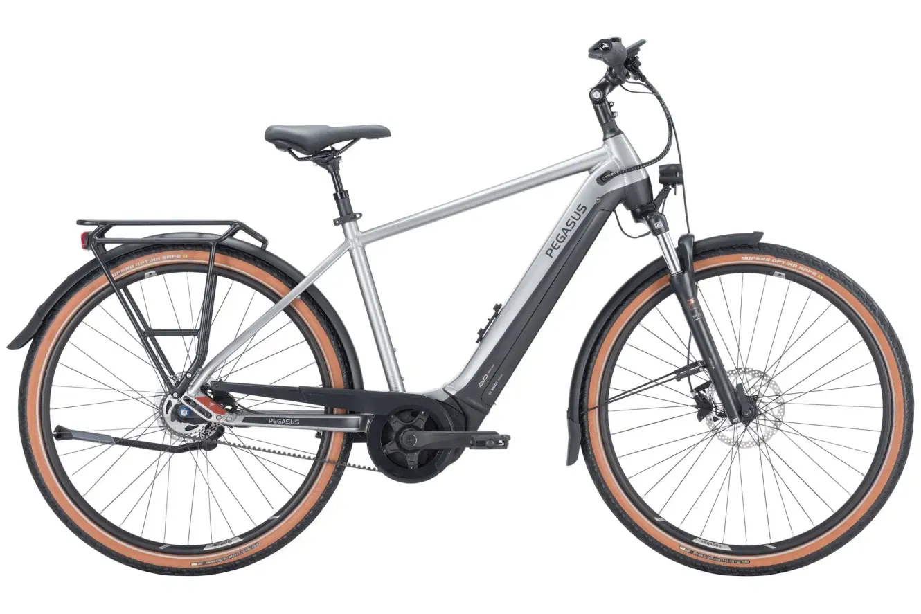 E-Stadtrad Pegasus Premio EVO 5F Belt 2023 | 500 Wh | 28 Zoll | Diamant