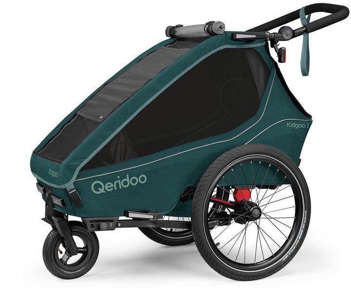 Fahrradanhänger Kinder Qeridoo Kidgoo 1 Pacific Blue 2026 (Bild 1)