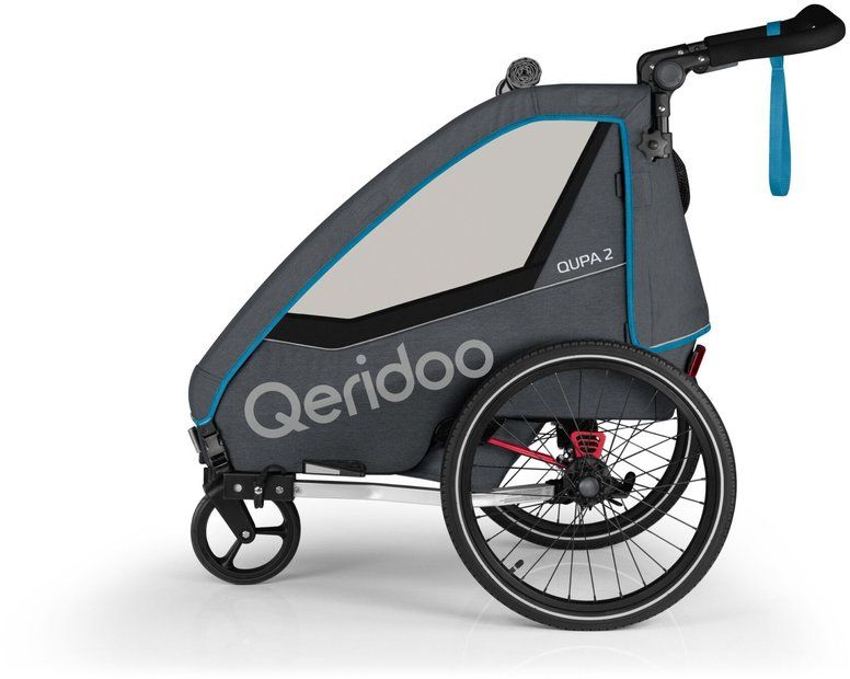 Fahrradanhänger Kinder Qeridoo QUPA 2 Blue 2023 (Bild 1)