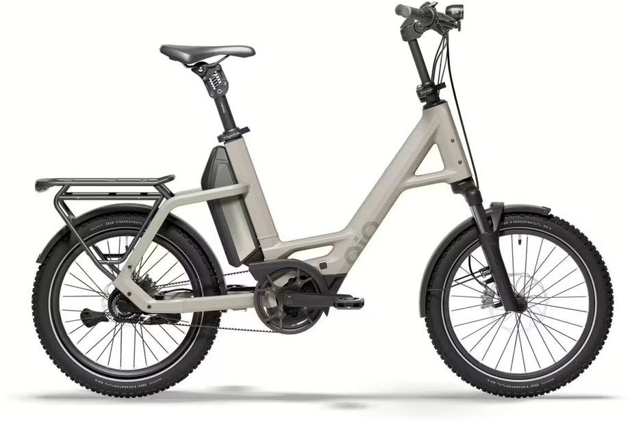 Kompaktrad E-Bike QiO Bikes Compact CX5x 2026 | 800 Wh | 20 Zoll | Sonstige | 48 cm | Lunar White Matt (Bild 2)