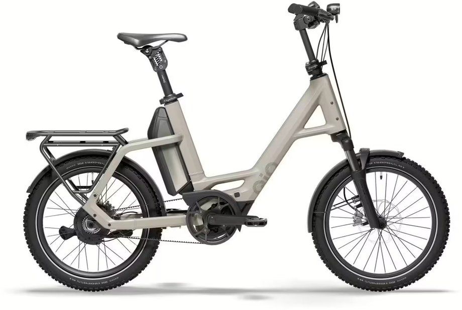 Kompaktrad E-Bike QiO Bikes Compact CXNINEx 2026 | 800 Wh | 20 Zoll | Sonstige | 48 cm | Lunar White Matt (Bild 2)