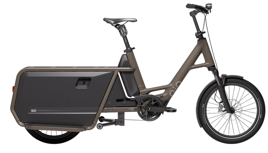 E Lastenrad QiO Bikes Long CLA 2026 | 800 Wh | 20 Zoll | Sonstige | 48 cm | dark olive matt (Bild 3)