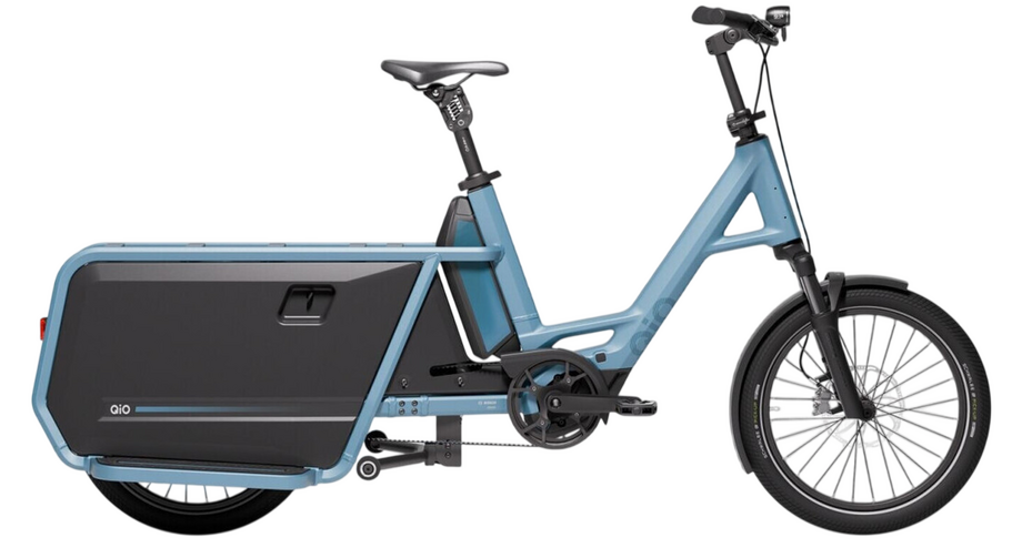 E-Lastenrad QiO Bikes Long CLA 2026 | 800 Wh | 20 Zoll | Sonstige | 48 CM | Retro Blue Matt (Bild 8)
