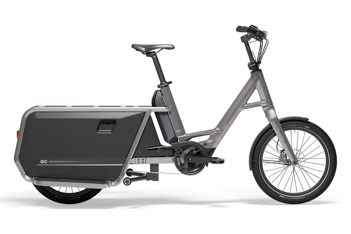 E Lastenrad QiO Bikes Long P9 2026 | 545 Wh | 20 Zoll | Sonstige | 48 cm | lead metal (Bild 3)