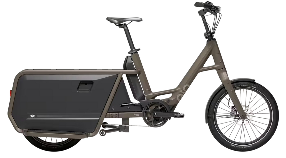 E Lastenrad QiO Bikes Long P9 2026 | 545 Wh | 20 Zoll | Sonstige | 48 cm | dark olive matt (Bild 2)