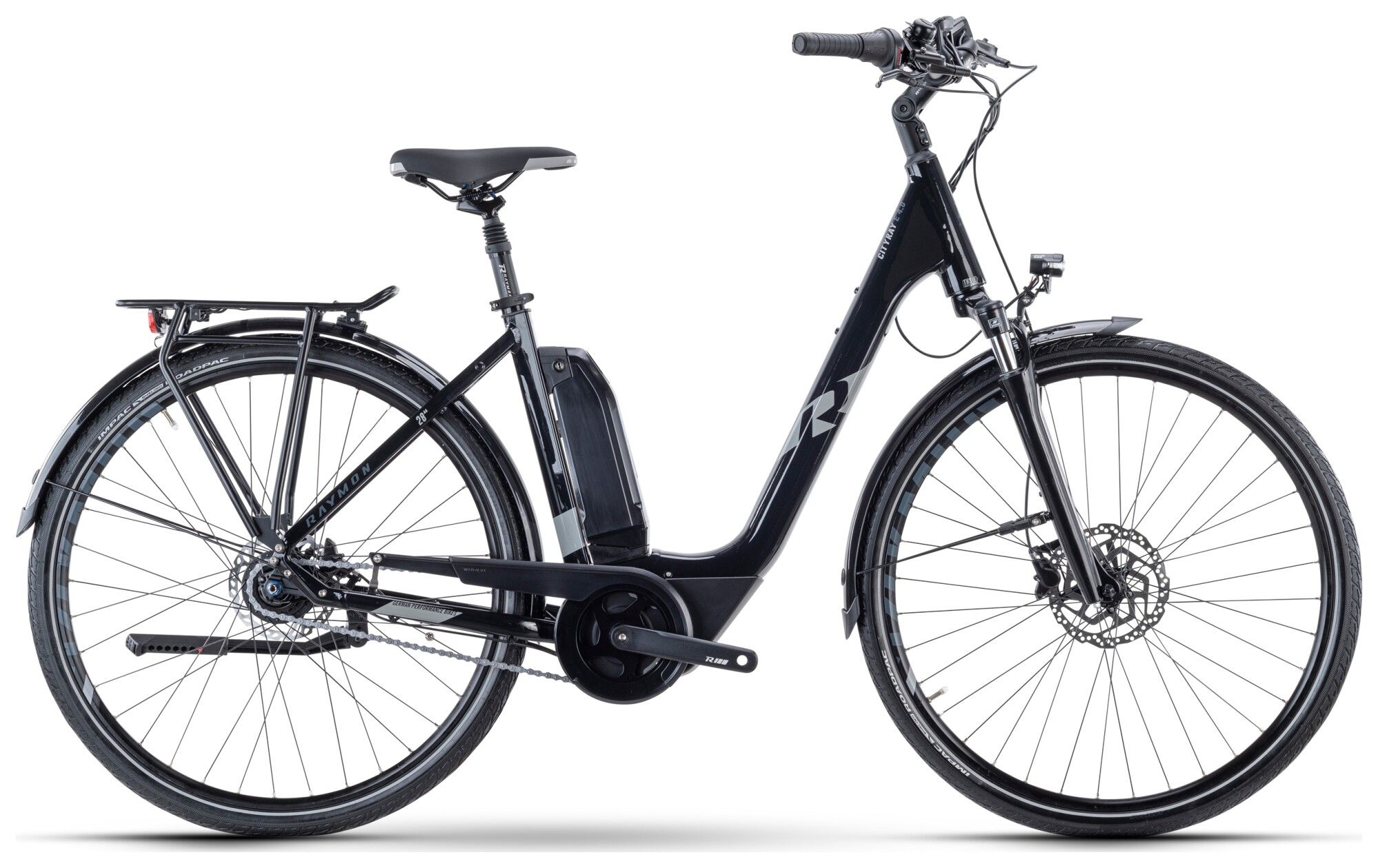 E-Stadtrad RAYMON CityRay E 4.0 CB 2023 | 500 Wh | 28 Zoll | Tiefeinsteiger
