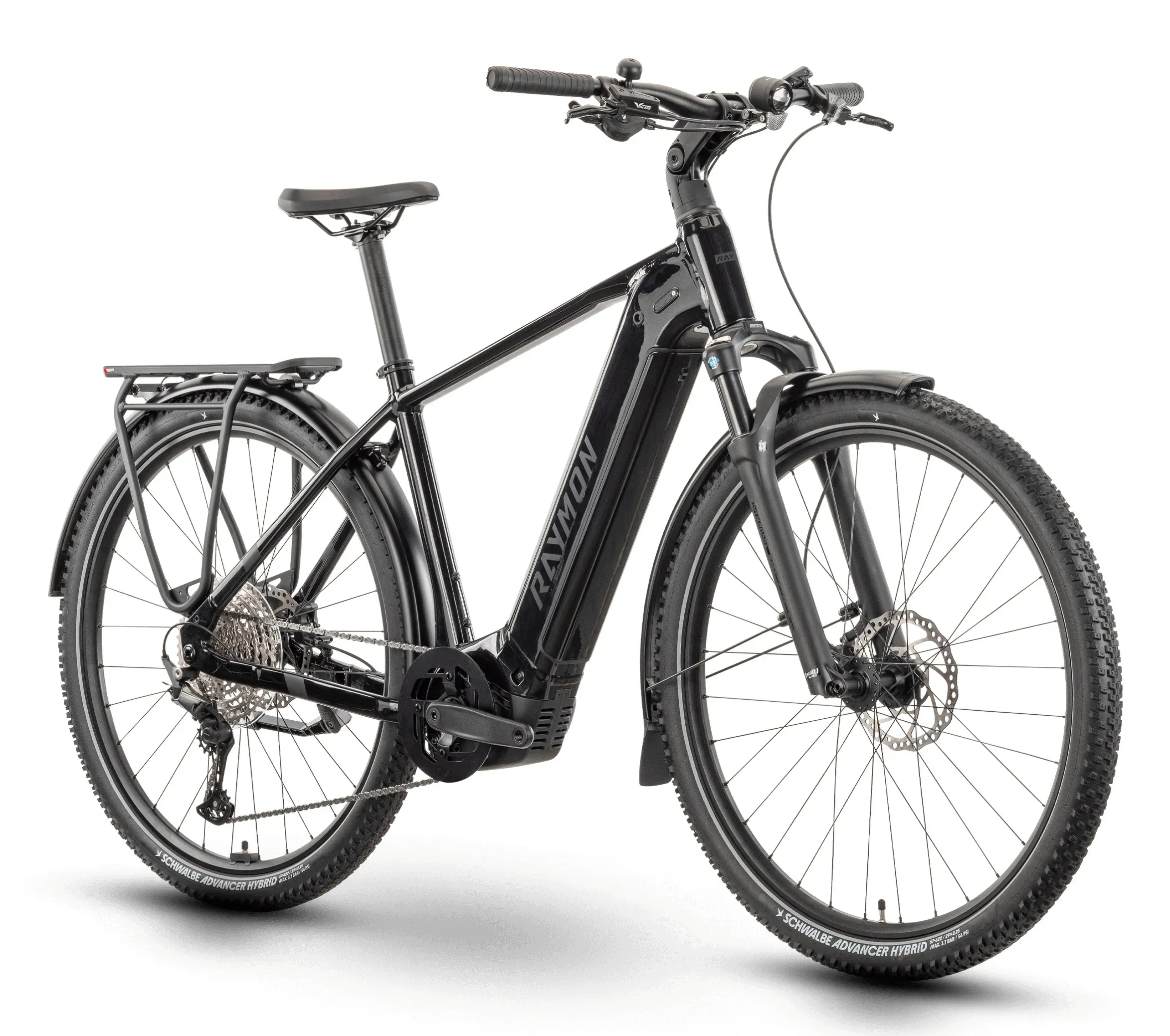 E-Bike Tourenrad RAYMON Tahona Pro 800 2025 | 800 Wh | 29 Zoll | Diamant | S | Black Stealth (Bild 1)