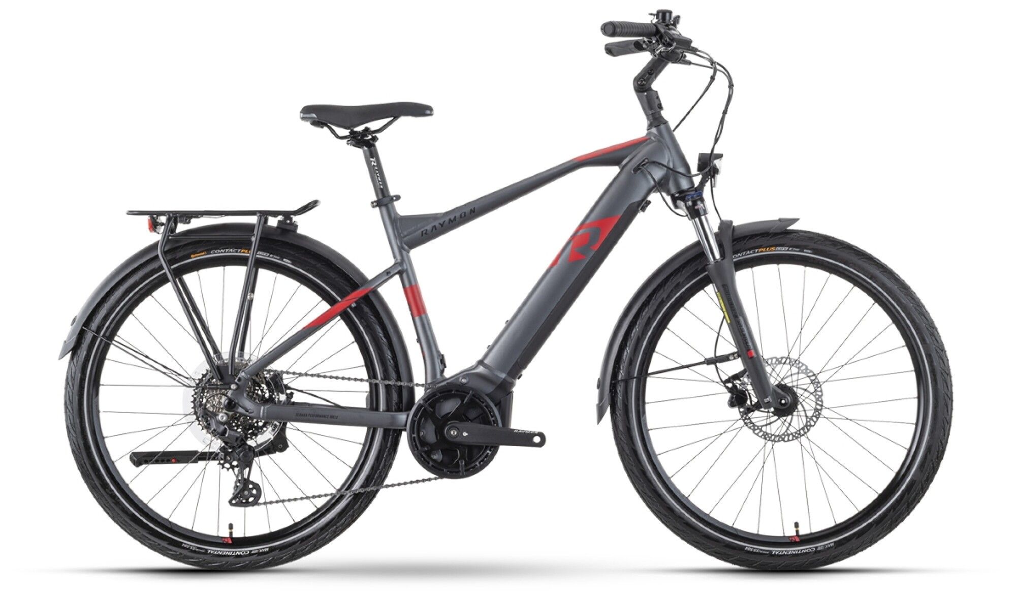 E-Bike Tourenrad RAYMON TourRay E 6.0 2023 | 630 Wh | 27,5 Zoll | Diamant
