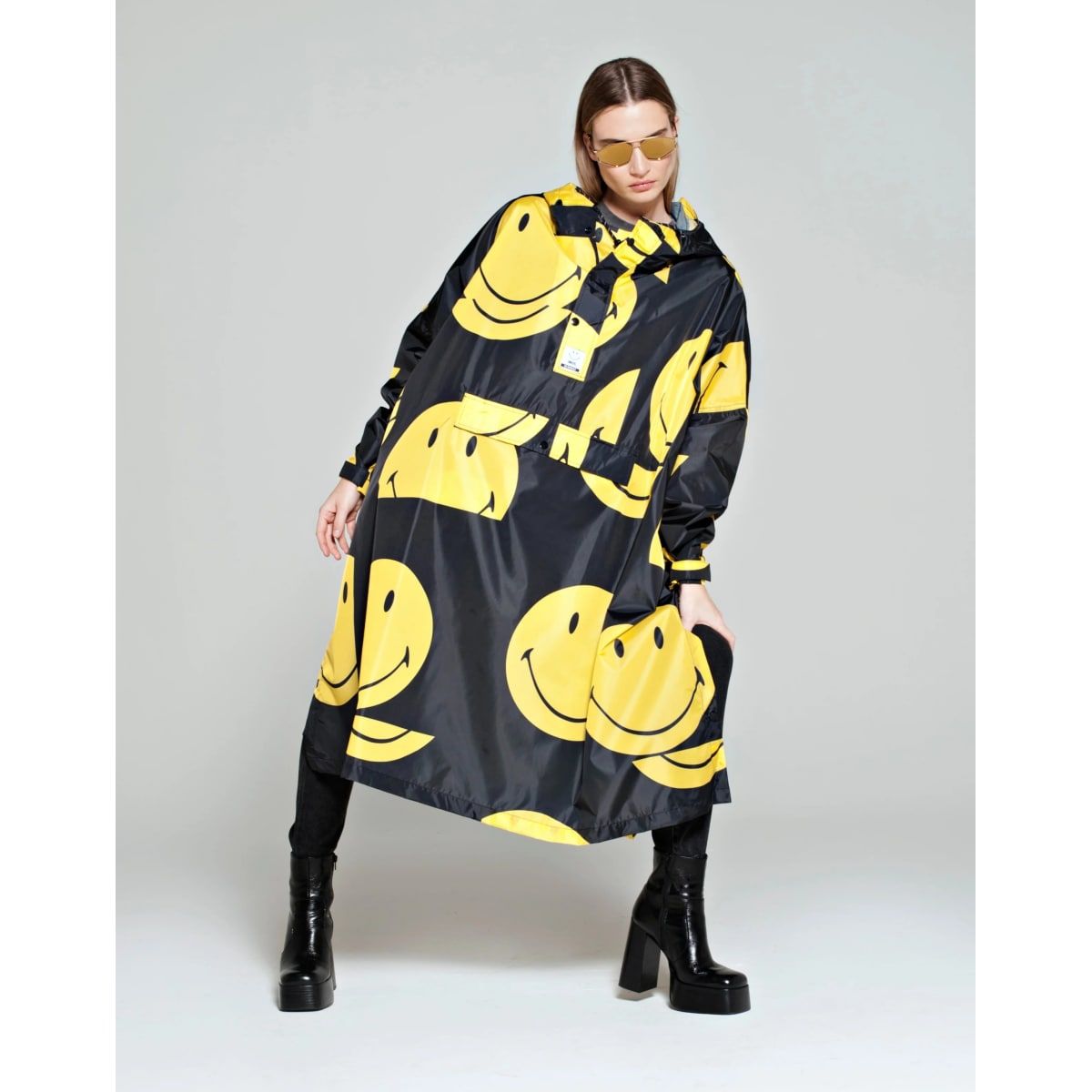 Fahrrad Regenjacken RAINKISS SMILEY PONCHO Regenponcho 2022 (Bild 3)
