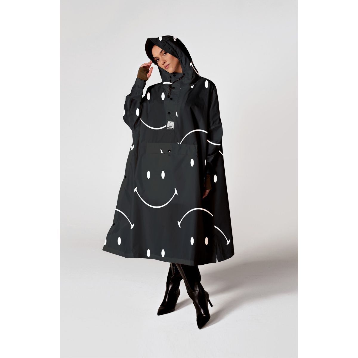 Fahrrad Regenjacken RAINKISS SMILEY PONCHO Regenponcho 2022 (Bild 10)