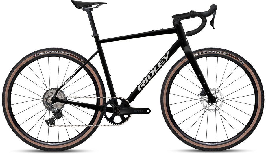 Gravel Bike Ridley Kanzo Adventure Alu GRX600 1x 2025 | 28 Zoll | Diamant | XXS | Black / PC8 / kav01am (Bild 4)