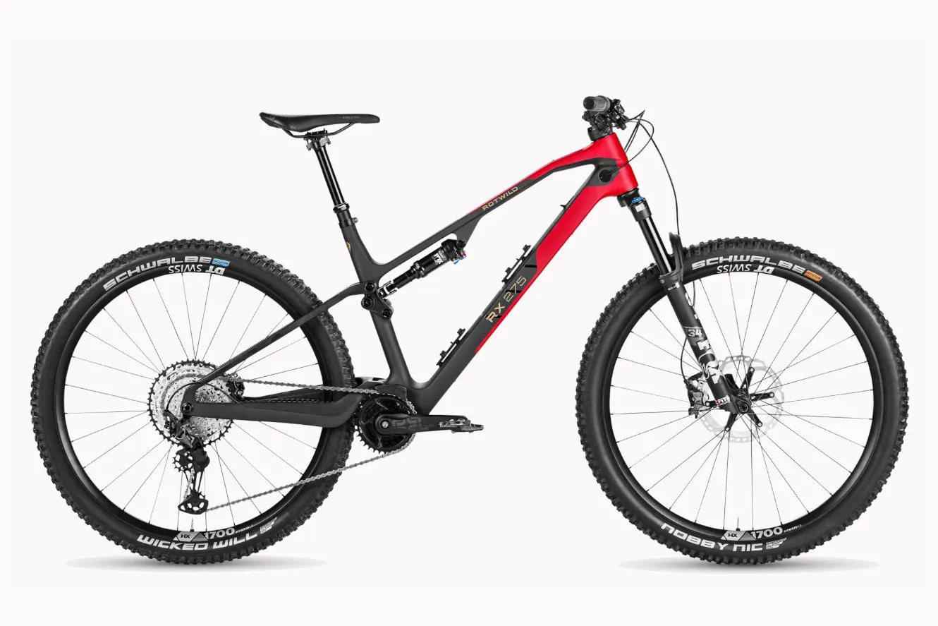 E-Allmountain MTB Rotwild R.X275 CORE 2025 | 252 Wh | 29 Zoll | Diamant | S | red metallic matt (Bild 1)