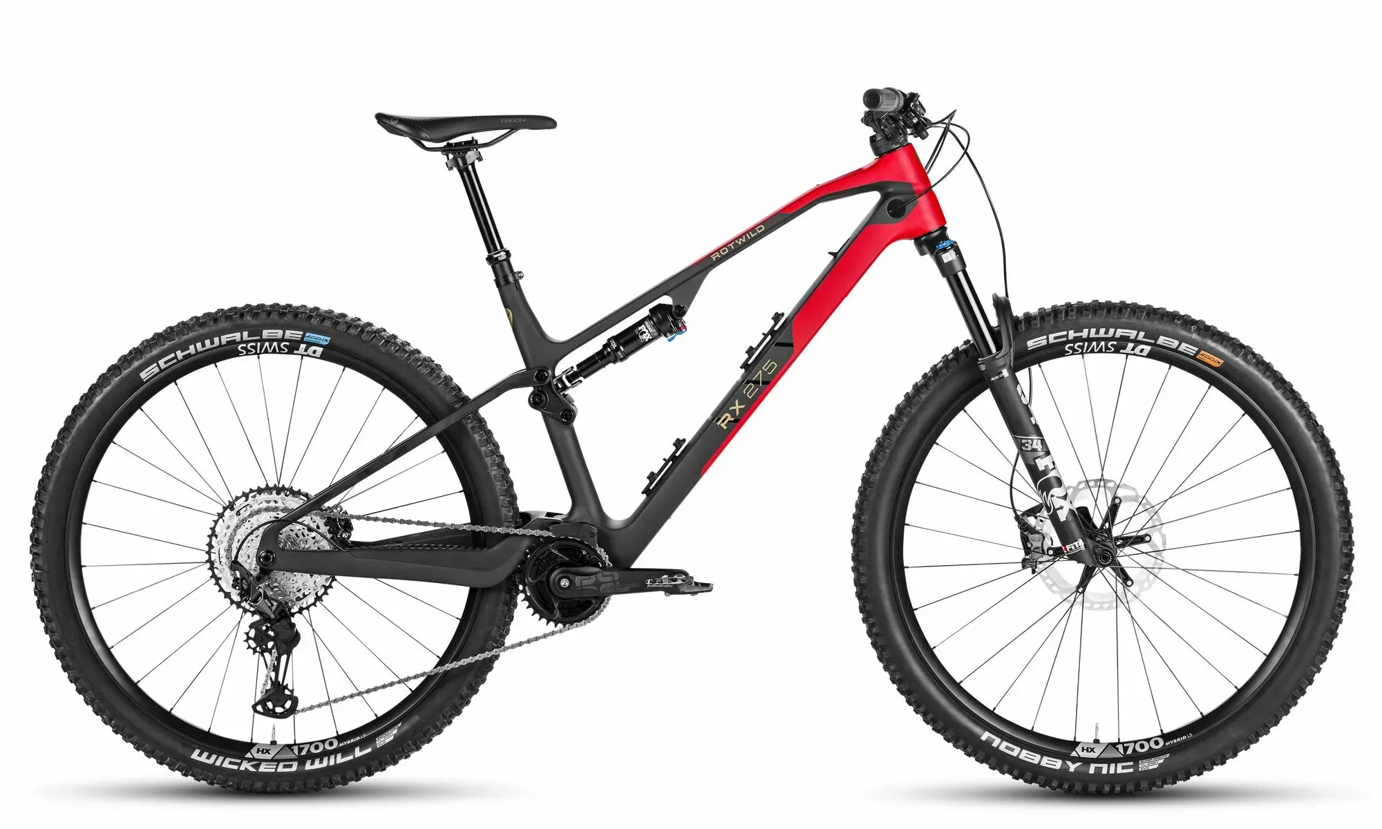 E-Allmountain MTB Rotwild R.X275 Pro 2023 | 250 Wh | 29 Zoll | Diamant