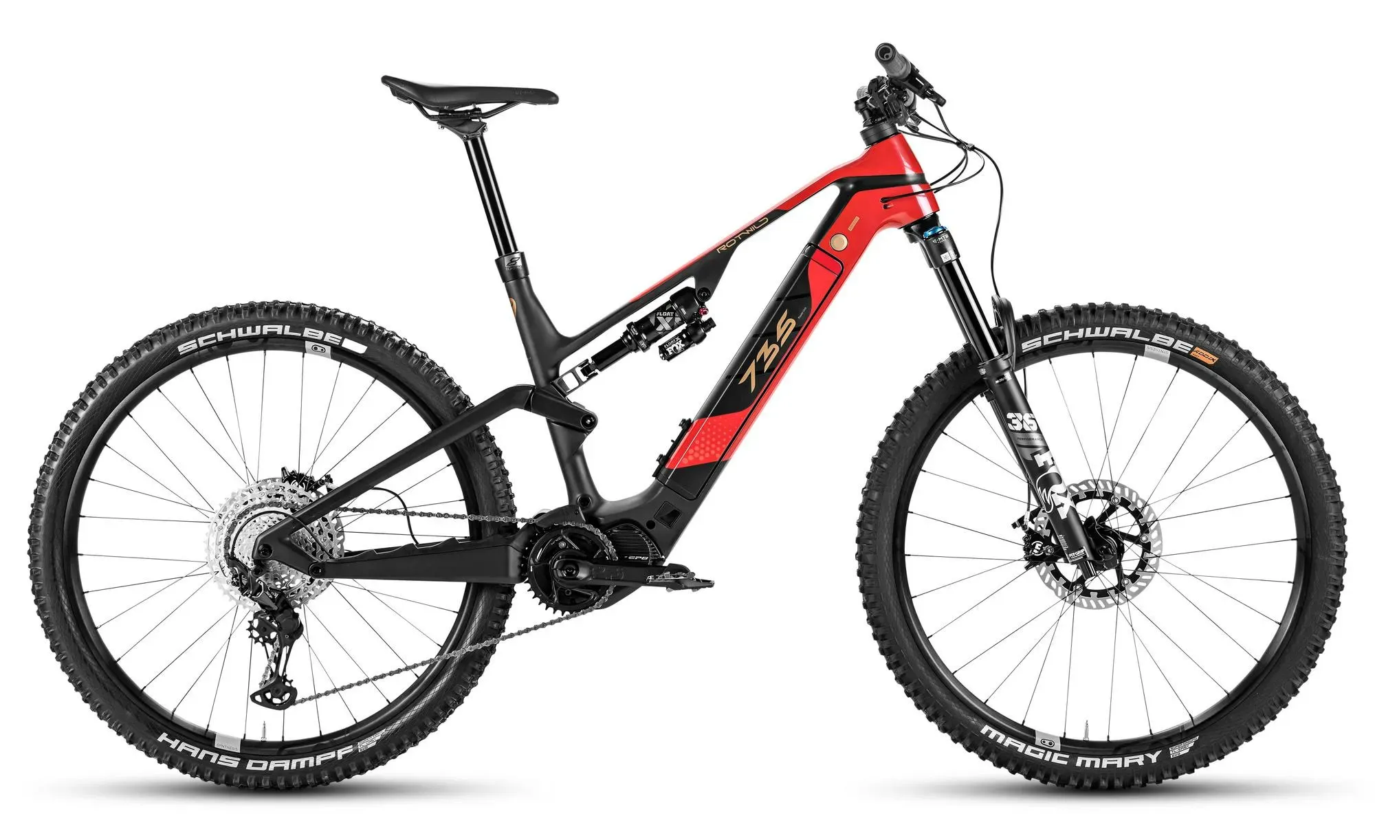 E-Allmountain MTB Rotwild R.X735 Core 2023 | 720 Wh | 29 Zoll | Diamant