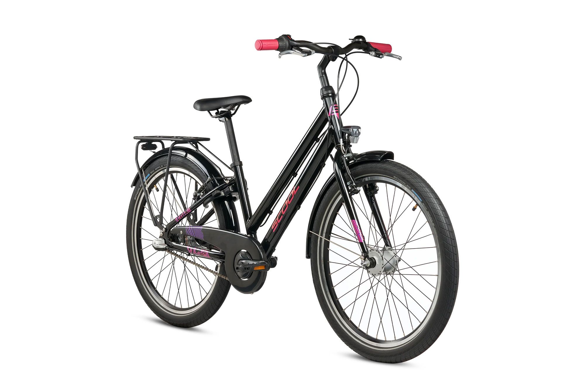 Kinderfahrrad 24 Zoll S´cool chix Pro 24-N3 2026 | 24 Zoll | Diamant | 32 cm | oxid/pink (Bild 4)