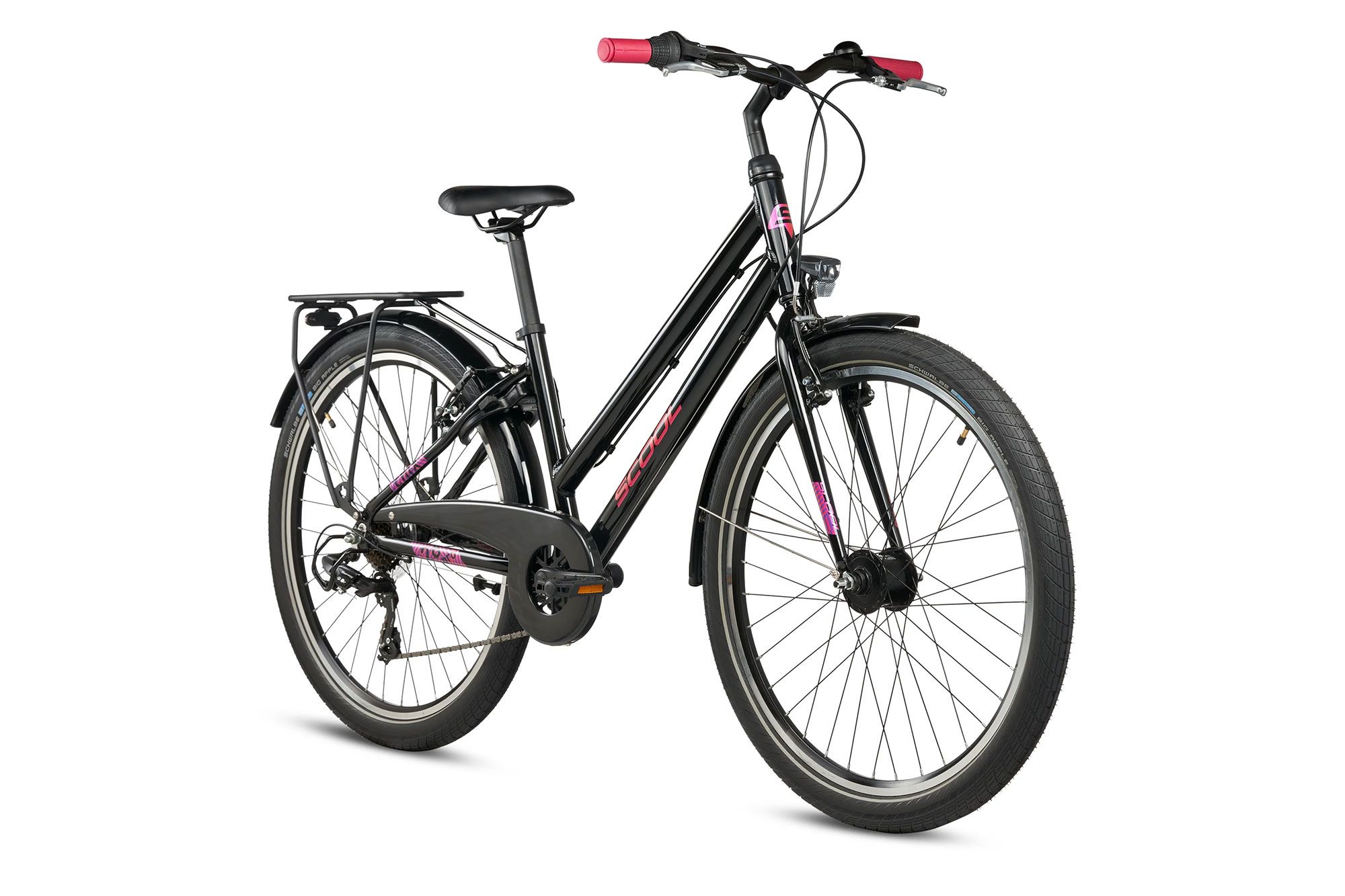 Jugendfahrrad 26 Zoll S´cool chix Pro 26-K7 2026 | 26 Zoll | Diamant | 36 cm | oxid/pink (Bild 4)
