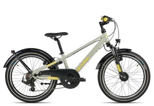 Kinderfahrrad 20 Zoll S´cool troX pro 20-K7 2026 | 20 Zoll | Diamant | 26 cm | pebble grey/yellow (Bild 3)