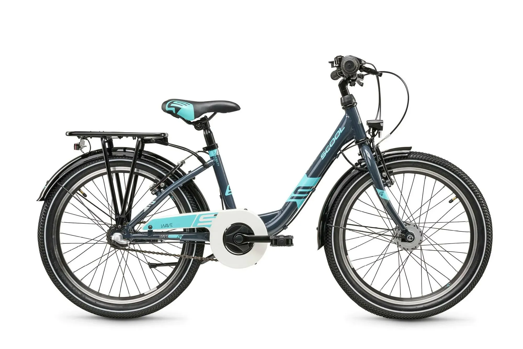Kinderfahrrad 20 Zoll S´cool Wave steel 2026 | 20 Zoll | Tiefeinsteiger