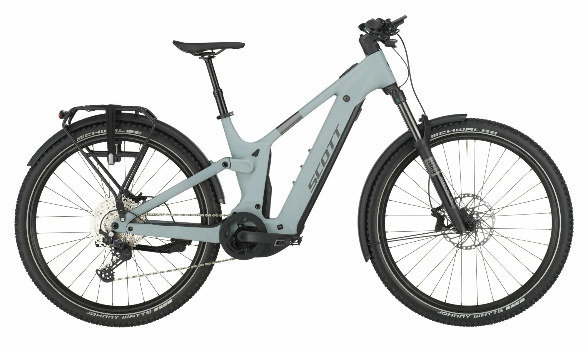 E-Allmountain MTB Scott Axis FS 20 2025 | 800 Wh | 29 Zoll | Diamant