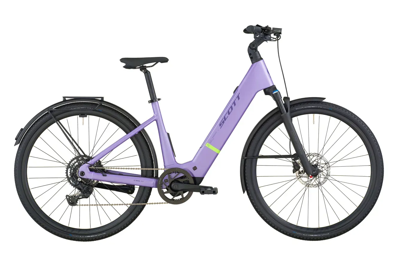 E-Stadtrad Scott Passage 20 2026 | 400 Wh | 29 Zoll | Tiefeinsteiger | S | lila purple (Bild 2)