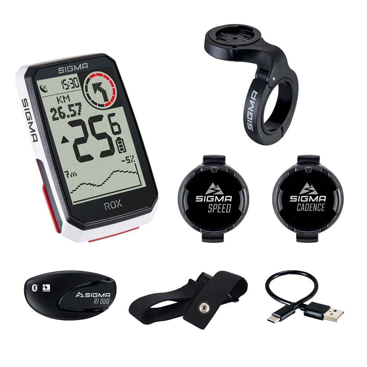 Fahrradcomputer Sigma Tacho ROX 4.0 Sensor Set 0