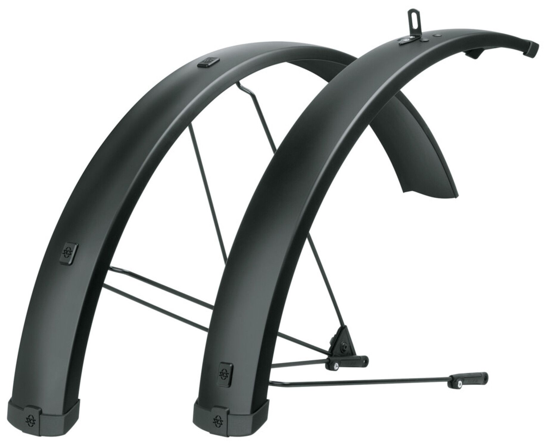Schutzblech Fahrrad SKS Germany BLUEMELS 75 U BLACK MATT SET 2023 (Bild 1)