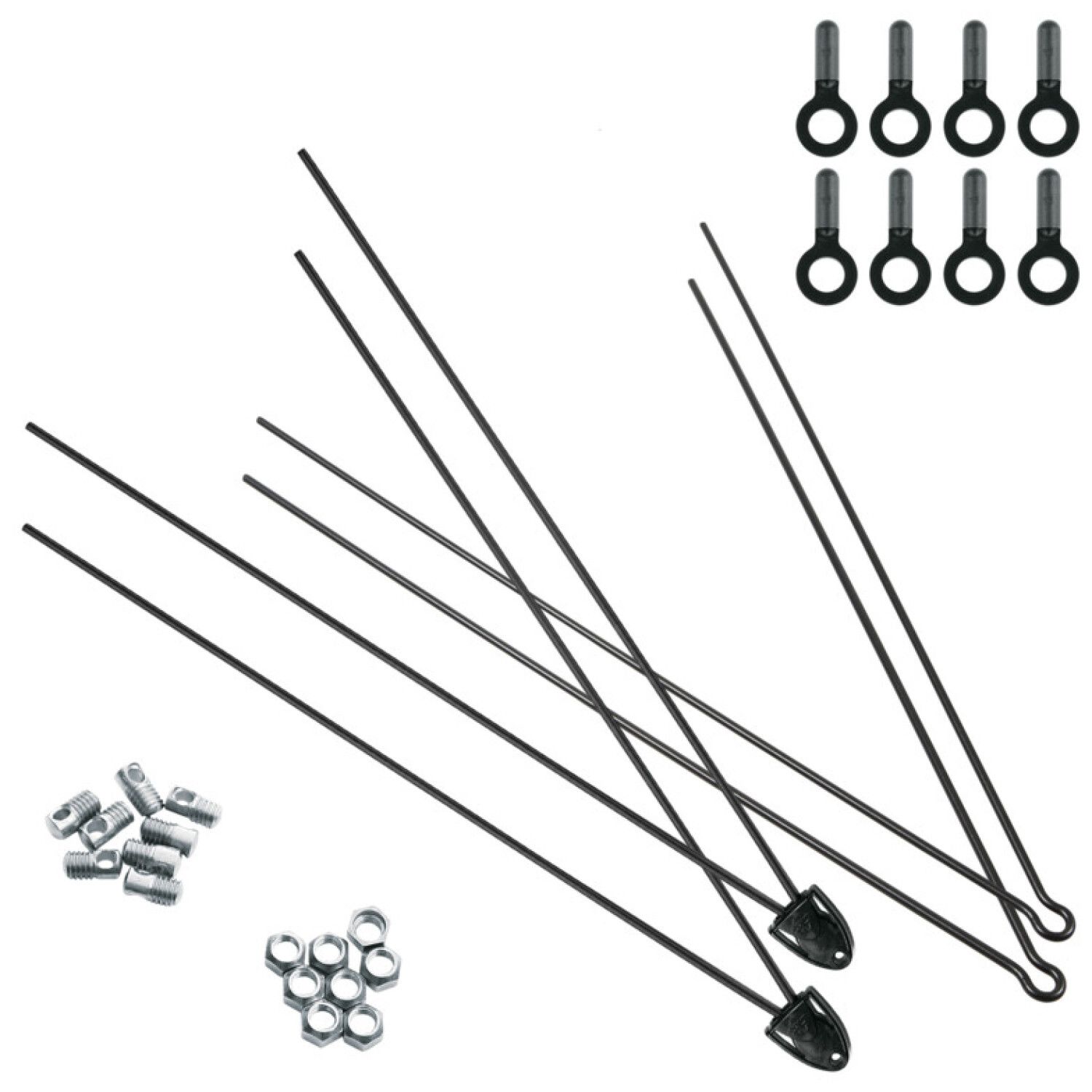 Sonstige Fahrradteile SKS Germany V-STAY KIT BLACK FOR BLUEMELS WITH SECUCLIP 2023 (Bild 1)
