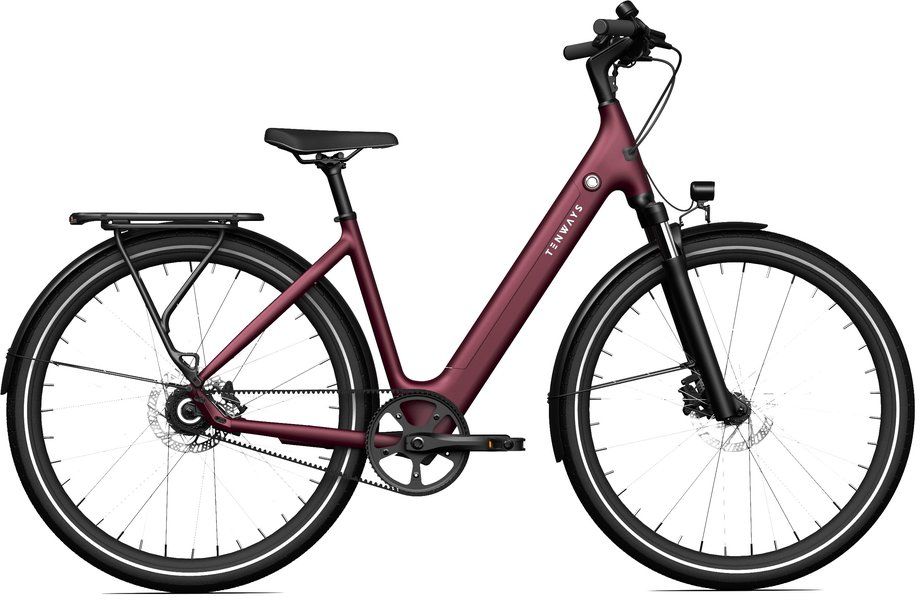 E-Stadtrad Tenways CGO800S 2026 | 475 Wh | 28 Zoll | Tiefeinsteiger | 48 cm | Wild Berry (Bild 1)