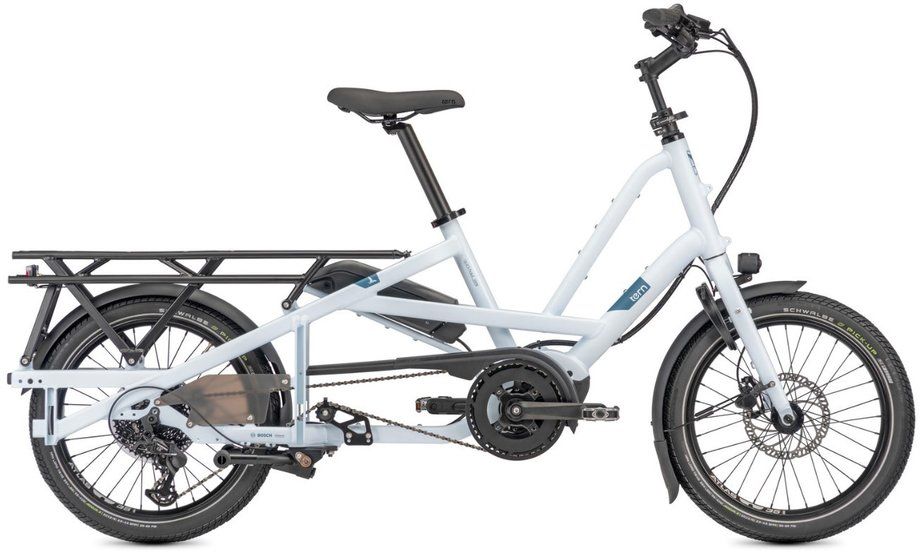 E-Lastenrad Tern Quick Haul Long D9 2025 | 500 Wh | 20 Zoll | Sonstige | One Size | Satin Ice Grey/Blue-Grey (Bild 1)