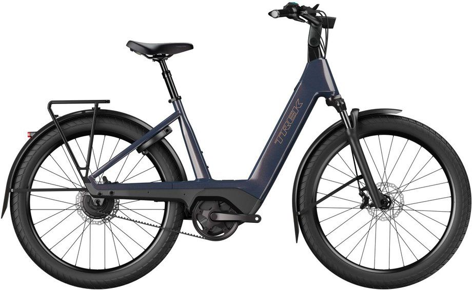 E-Bike Tourenrad Trek Charter+ 4 Nexus 5 Belt Lowstep 2026 | 800 Wh | 27,5 Zoll | Tiefeinsteiger