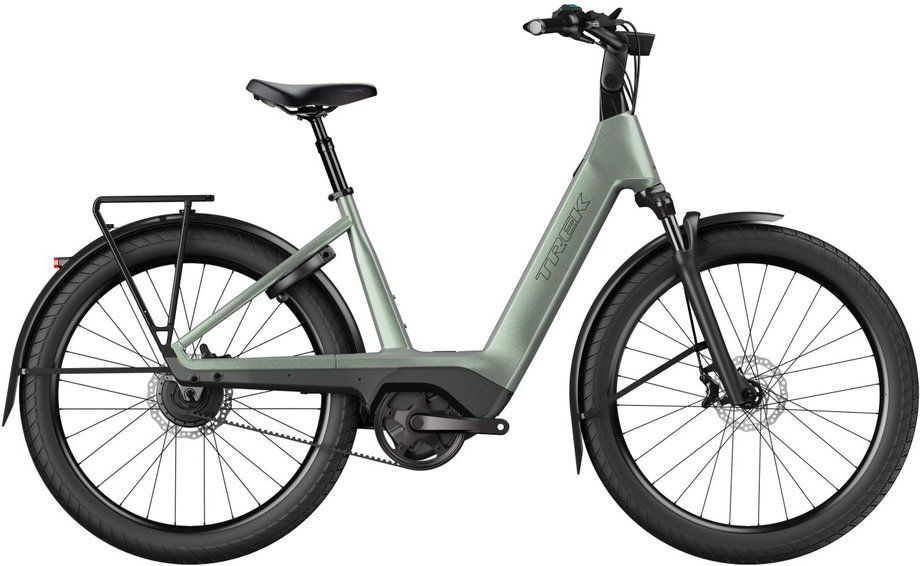 E-Bike Tourenrad Trek Charter+ 4 Nexus 5 Belt Lowstep 2026 | 800 Wh | 27,5 Zoll | Tiefeinsteiger | M | Lichen Green (Bild 2)