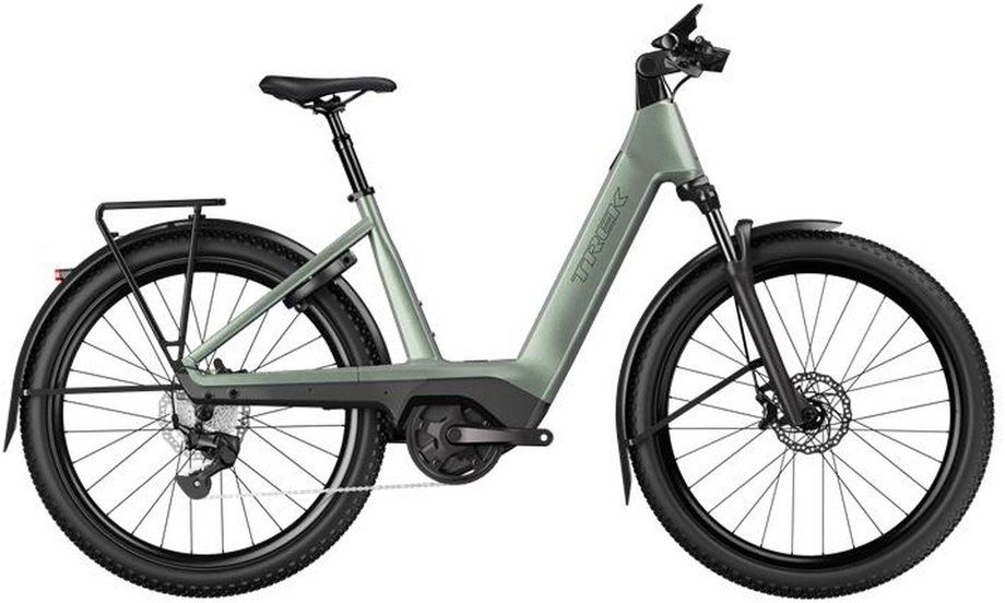 E-Bike Tourenrad Trek Charter+ 4 Trail 2026 | 800 Wh | 27,5 Zoll | Tiefeinsteiger | S | Lichen Green (Bild 1)