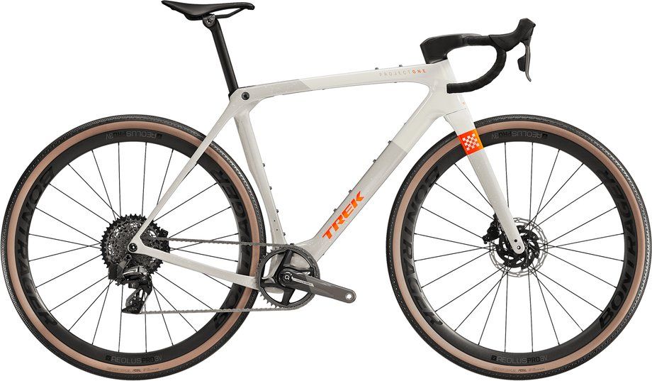 Gravel Bike Trek Checkmate SLR 7 AXS 2025 | 28 Zoll | Diamant | ML | Era White/Buff Beige (Bild 1)